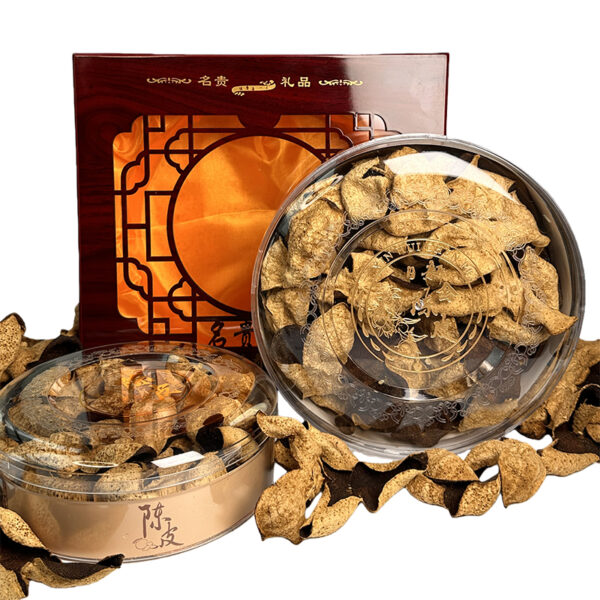 3 9-Year Authentic Xinhui Tangerine Peel Gift Box - Nantan Premium Red Peel, Sun-Dried & Dry-Stored