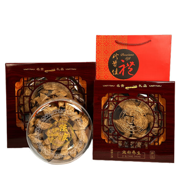 4 8-Year Authentic Xinhui Tangerine Peel | Tianma Second-Red Peel, Dry-Aged, Sun-Dried | Wooden Gift Box