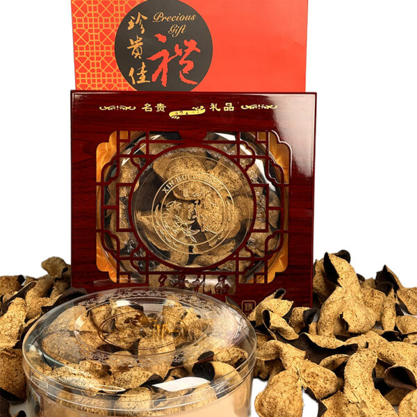 4 9-Year Authentic Xinhui Tangerine Peel Gift Box - Nantan Premium Red Peel, Sun-Dried & Dry-Stored